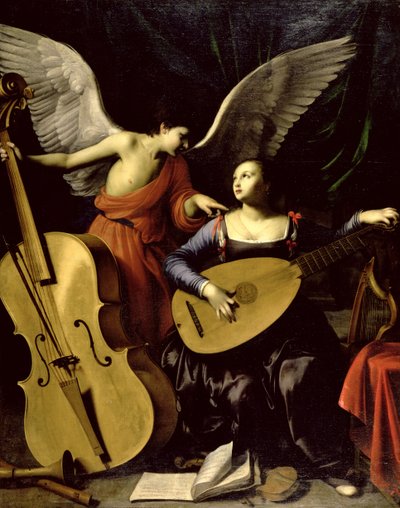 Saint Cecilia and the Angel by Carlo Saraceni